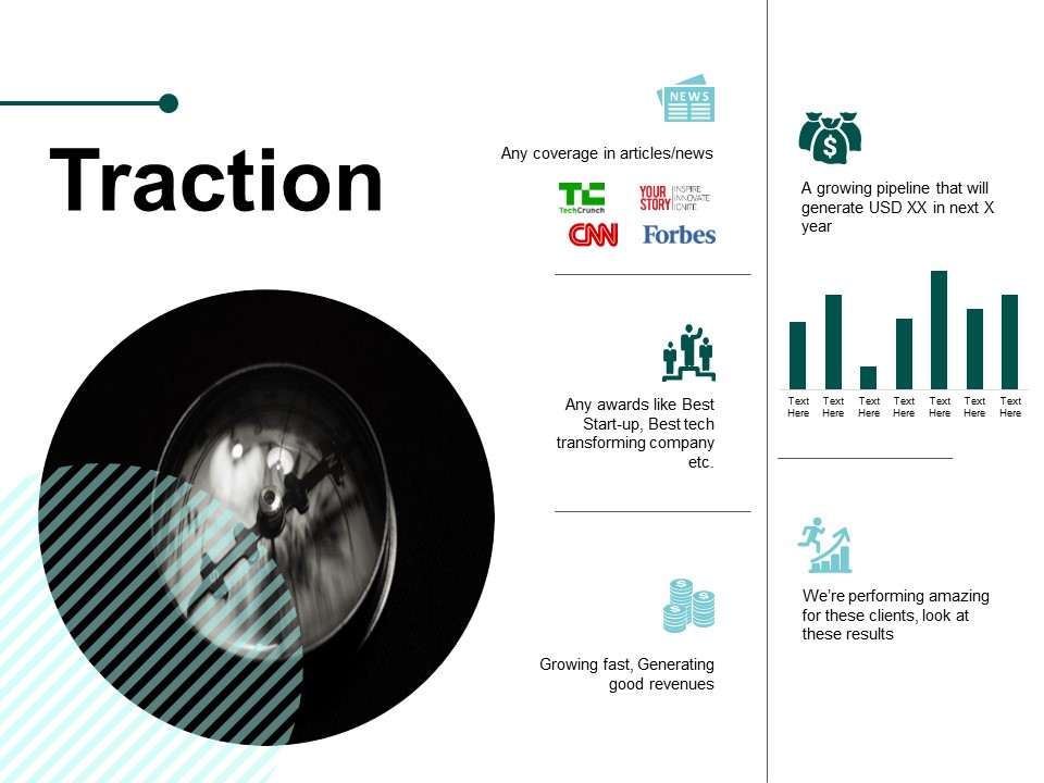 Traction Ppt PowerPoint Presentation Portfolio Brochure
