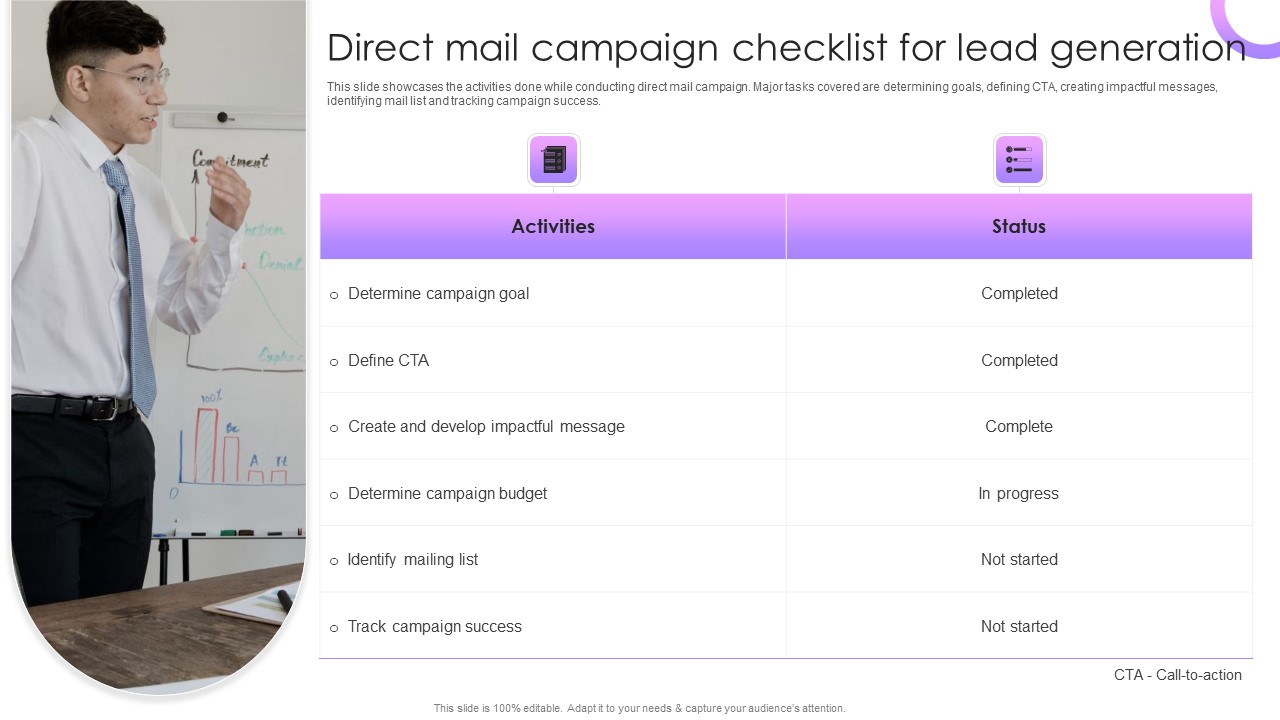 Traditional Marketing Guide To Increase Audience Engagement Direct Mail Campaign Checklist For Lead Generation Guidelines PDF