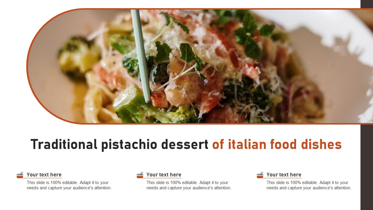 Traditional Pistachio Dessert Of Italian Food Dishes Ideas PDF