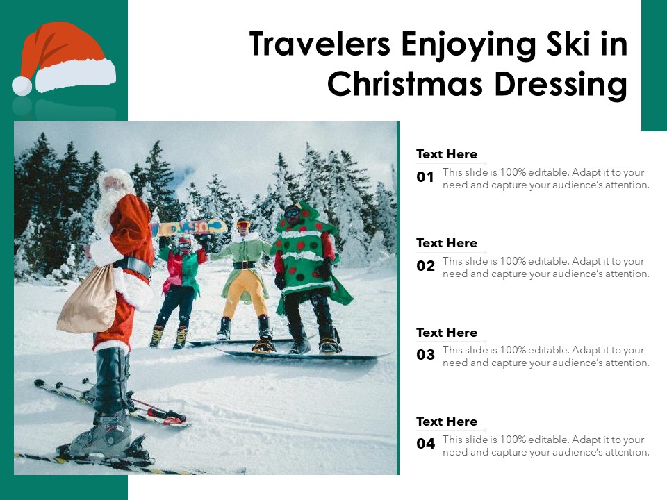 Travelers Enjoying Ski In Christmas Dressing Ppt PowerPoint Presentation Inspiration Structure PDF