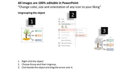 Tree For Dollar Growth Concept Powerpoint Template