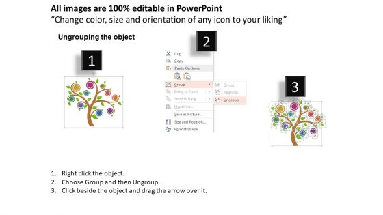 Tree For Management Development Process Powerpoint Template