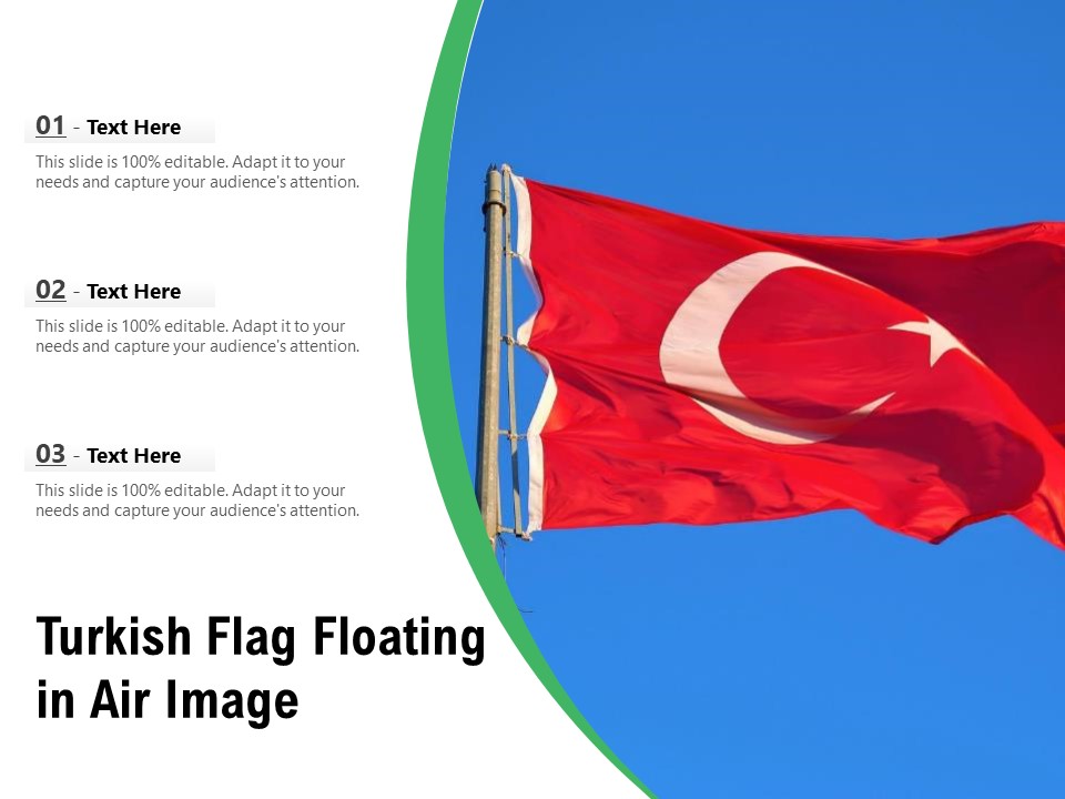 Turkish Flag Floating In Air Image Ppt PowerPoint Presentation File Graphics PDF