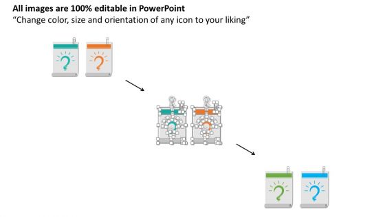 Two Paper Tags Idea Generation Techniques Powerpoint Template