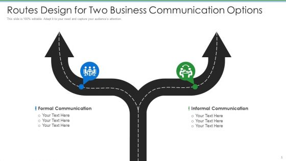 Two Routes Growth Plan Ppt PowerPoint Presentation Complete Deck With Slides