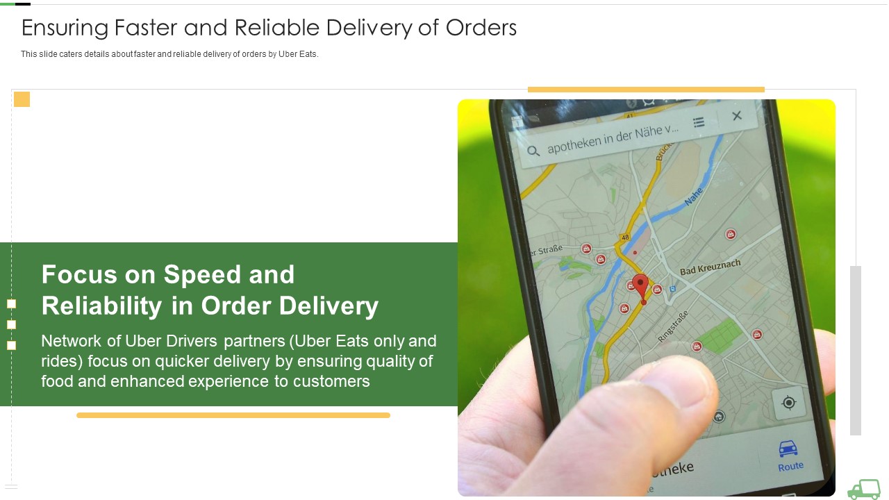 Uber Eats Venture Capitalist Financing Elevator Ensuring Faster And Reliable Delivery Of Orders Topics PDF