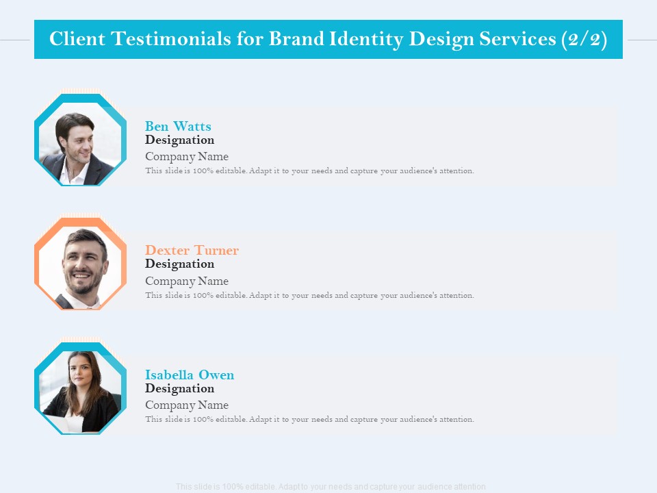 Ultimate Brand Creation Corporate Identity Client Testimonials For Brand Identity Design Services Ben Clipart PDF