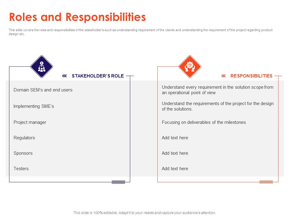 Understanding Business REQM Roles And Responsibilities Ppt File Display PDF