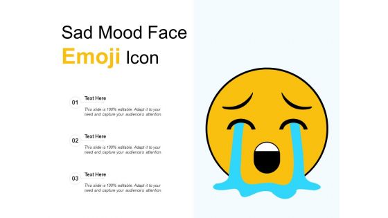 Unhappy Emoticon Individual Sad Mood Face Ppt PowerPoint Presentation Complete Deck