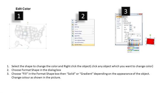 United States Country PowerPoint Maps