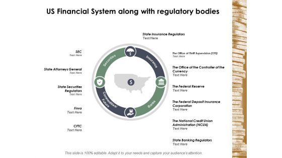 Us Financial System Along With Regulatory Bodies Ppt Powerpoint Presentation Icon Demonstration