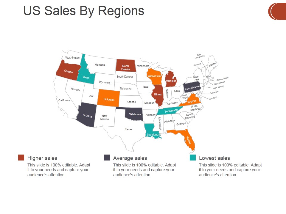 Us Sales By Regions Ppt PowerPoint Presentation Portfolio File Formats
