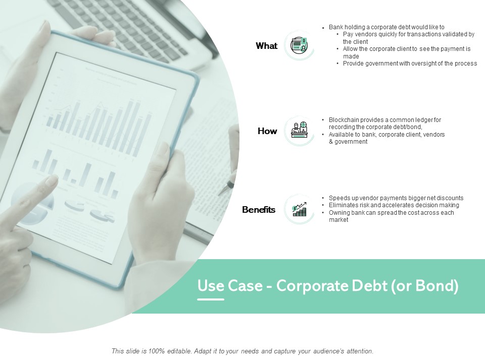 Use Case Corporate Debt Or Bond Financial Ppt PowerPoint Presentation File Graphics Download