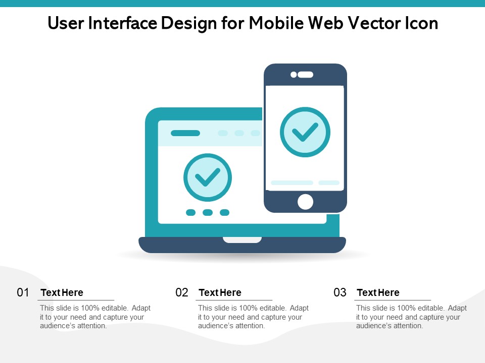 User Interface Design For Mobile Web Vector Icon Ppt PowerPoint Presentation File Demonstration PDF
