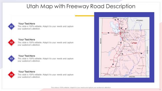 Utah State Outline Location Provinces Ppt PowerPoint Presentation Complete Deck With Slides