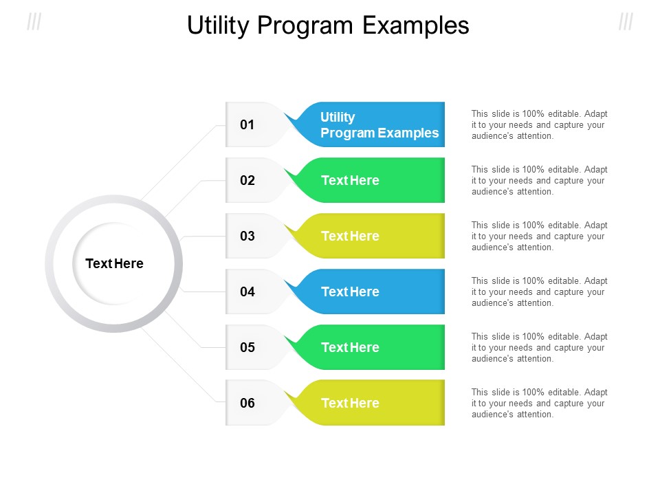 Utility Program Examples Ppt PowerPoint Presentation Professional Inspiration Cpb