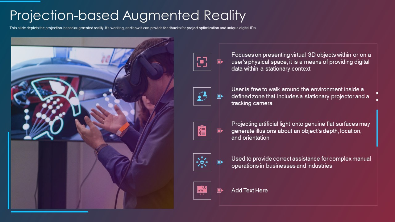 VR And AR IT Projection Based Augmented Reality Ppt Inspiration Files PDF
