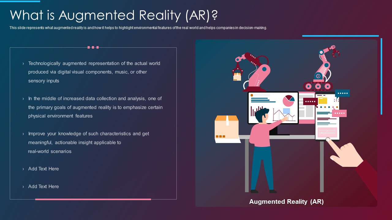 VR And AR IT What Is Augmented Reality AR Ppt Pictures Deck PDF
