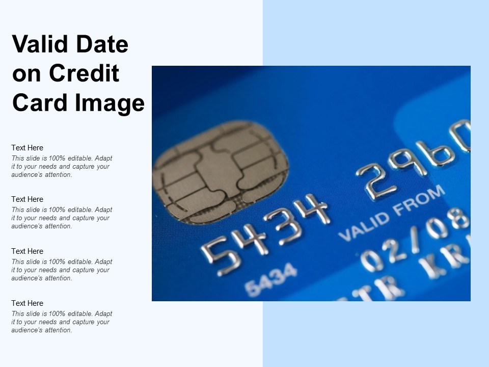 Valid Date On Credit Card Image Ppt PowerPoint Presentation Ideas Images