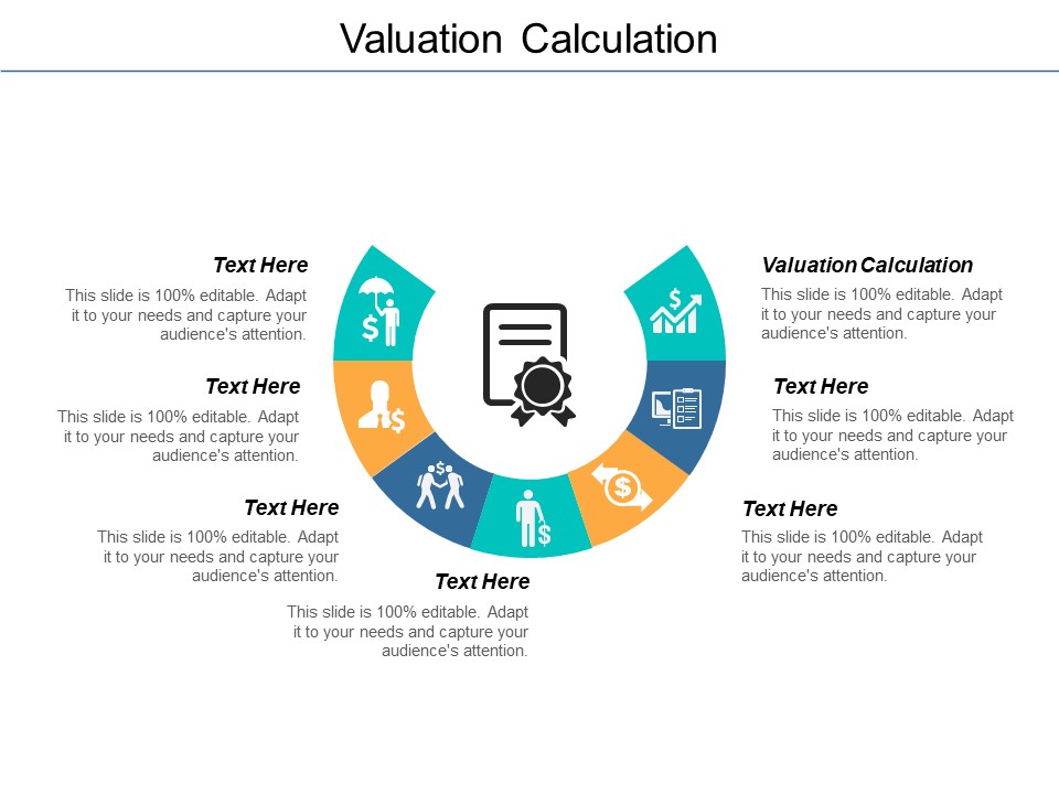 Valuation Calculation Ppt PowerPoint Presentation Infographics Diagrams Cpb