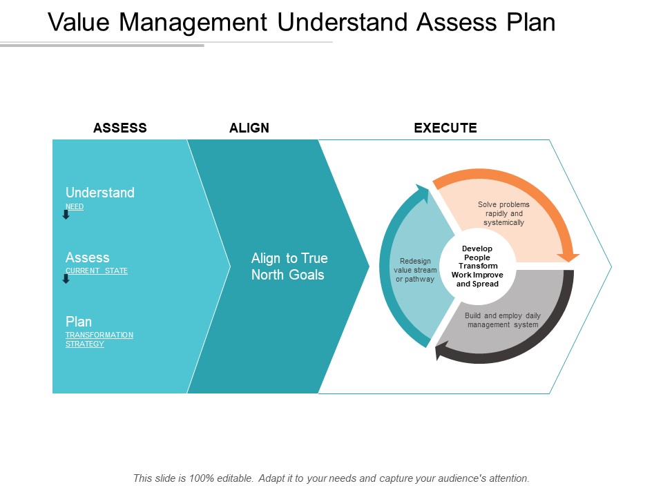 Value Management Understand Assess Plan Ppt Powerpoint Presentation Infographics Samples