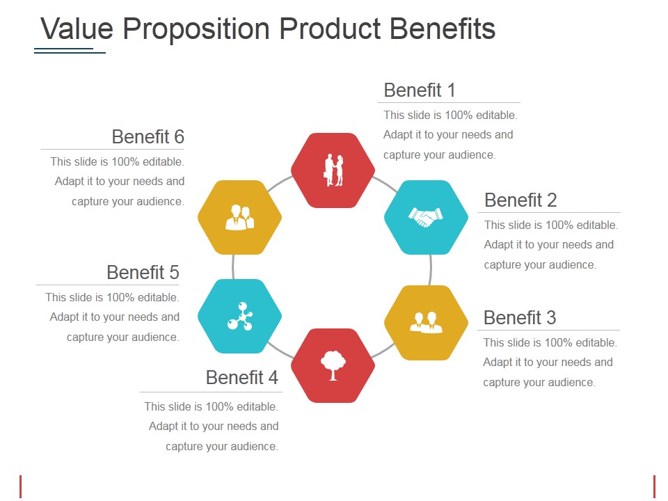Value Proposition Product Benefits Template 1 Ppt PowerPoint Presentation Visual Aids Backgrounds