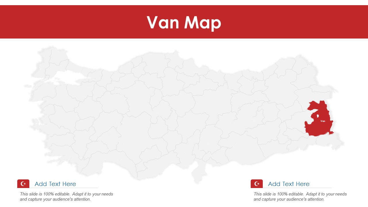 Van Map PowerPoint Presentation PPT Template PDF