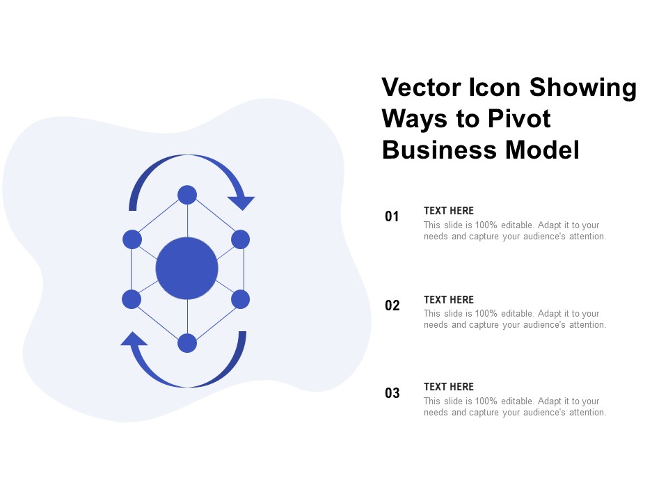Vector Icon Showing Ways To Pivot Business Model Ppt PowerPoint Presentation Portfolio Show PDF