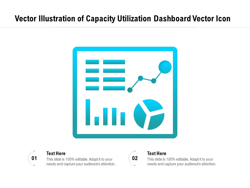 Vector Illustration Of Capacity Utilization Dashboard Vector Icon Ppt PowerPoint Presentation File Mockup PDF