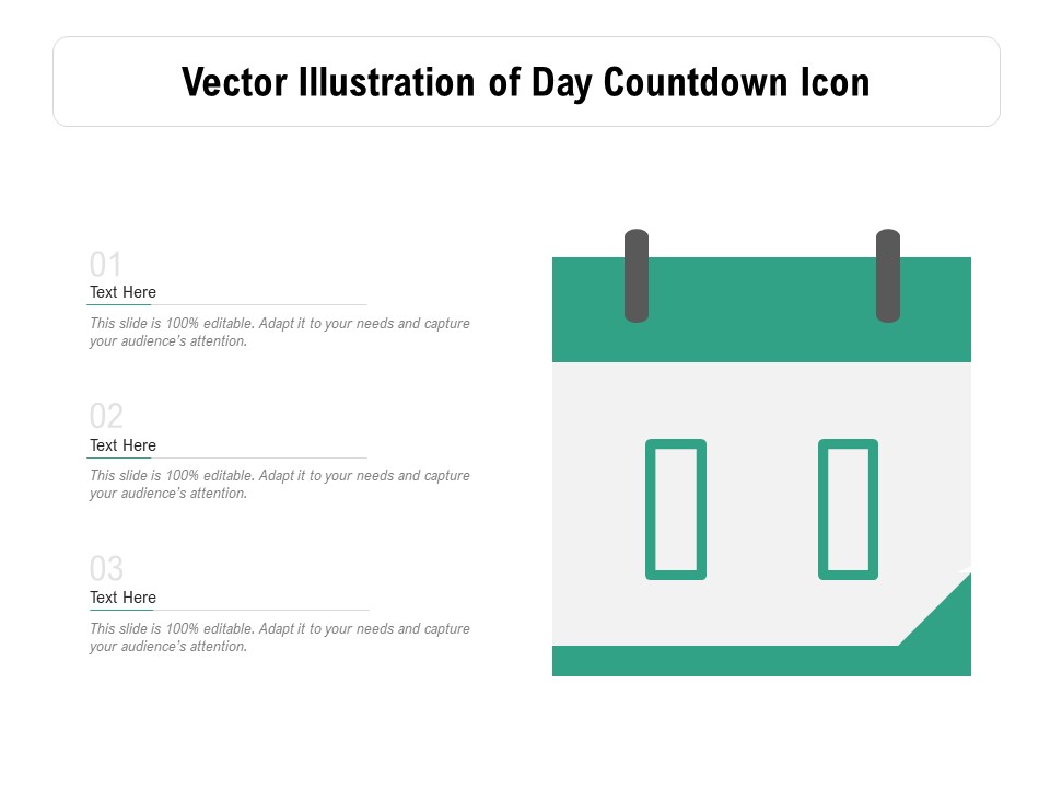 Vector Illustration Of Day Countdown Icon Ppt PowerPoint Presentation Summary Introduction PDF