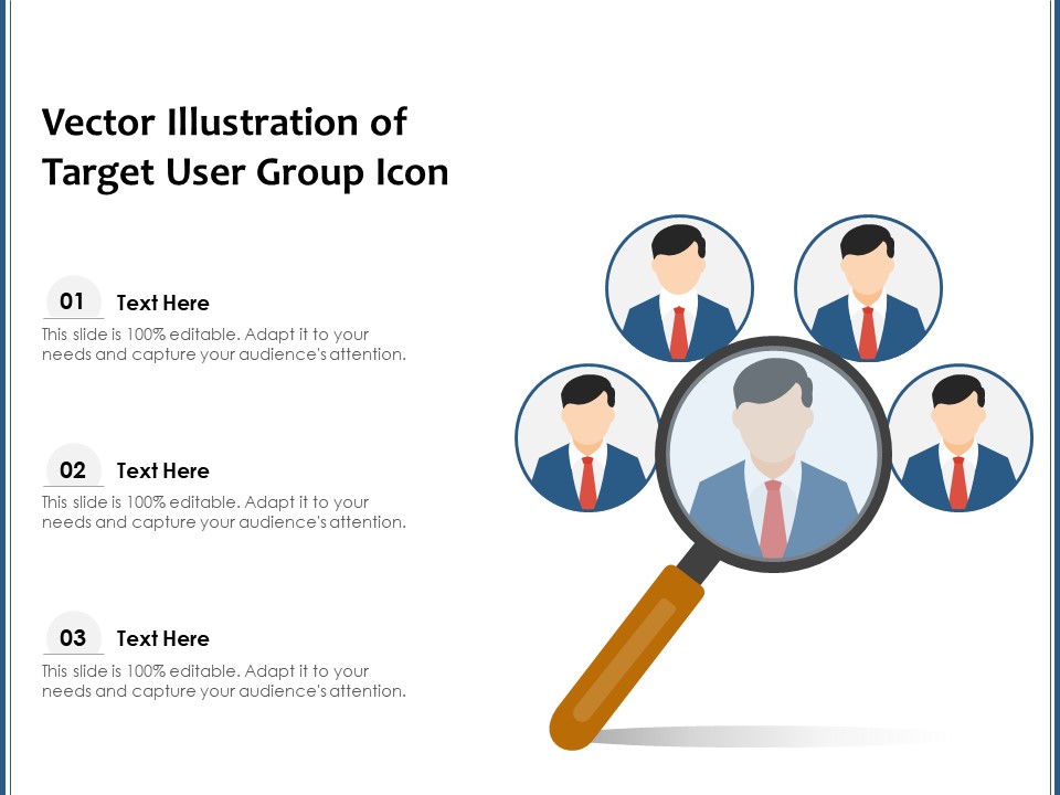 Vector Illustration Of Target User Group Icon Ppt PowerPoint Presentation Inspiration Background Images PDF