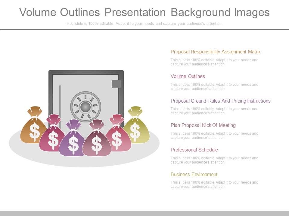 Volume Outlines Presentation Background Images