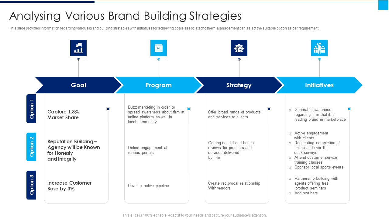 Ways To Enhance Organizations Profitability Analysing Various Brand Building Strategies Sample PDF