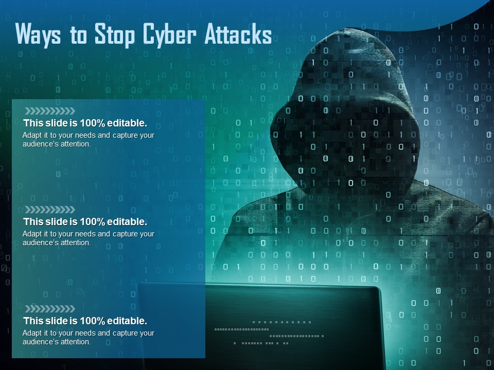 Ways To Stop Cyber Attacks Ppt PowerPoint Presentation Inspiration Outline