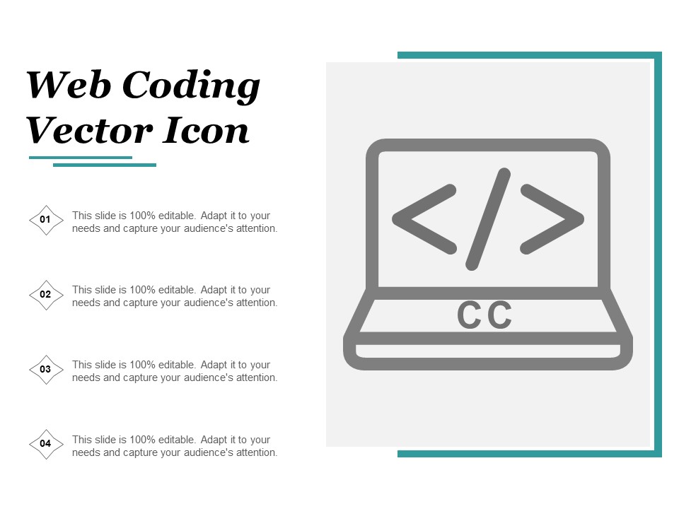 Web Coding Vector Icon Ppt PowerPoint Presentation Layouts Guide