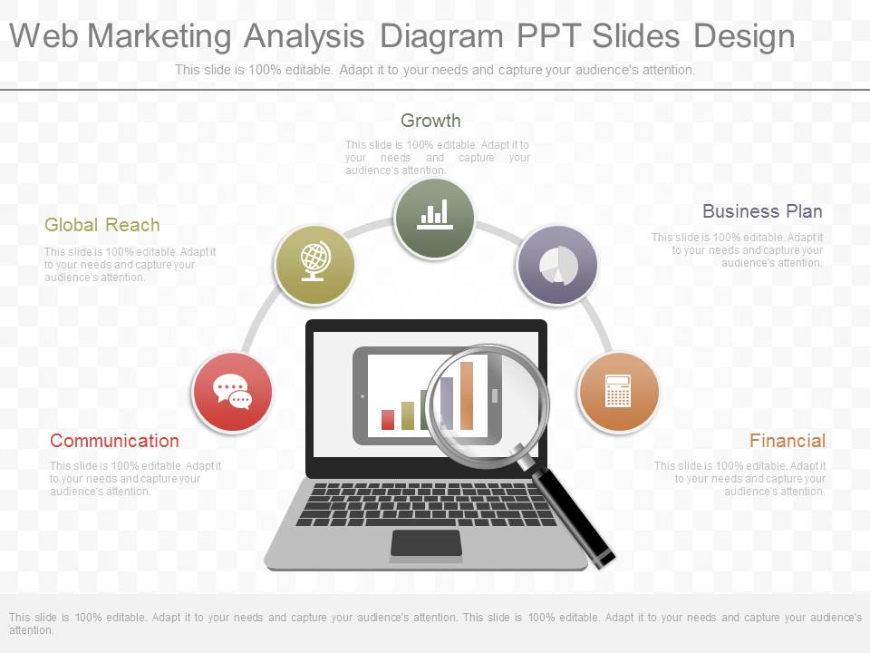 Web Marketing Analysis Diagram Ppt Slides Design