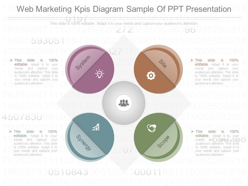 Web Marketing Kpis Diagram Sample Of Ppt Presentation