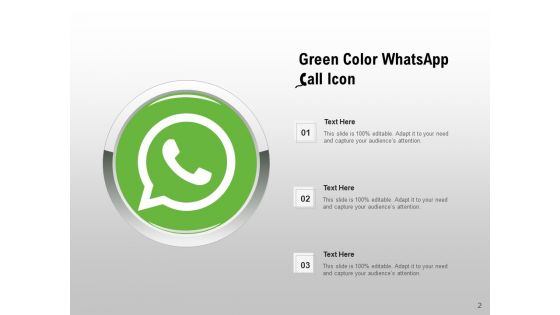 Whatsapp Logo Mobile Phone Bold Outline Ppt PowerPoint Presentation Complete Deck