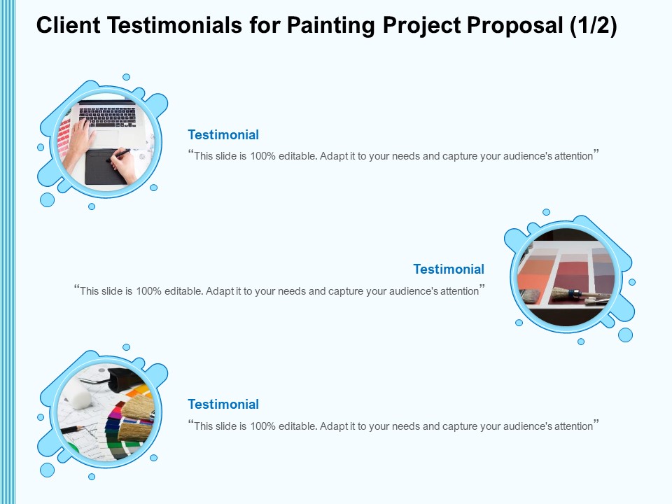 Whitewash Service Client Testimonials For Painting Project Proposal Teamwork Ppt Infographics Styles PDF