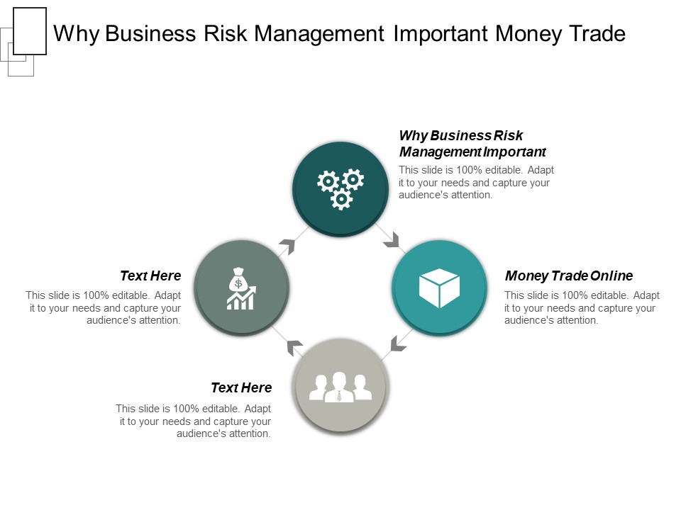 Why Business Risk Management Important Money Trade Online Ppt PowerPoint Presentation File Inspiration Cpb