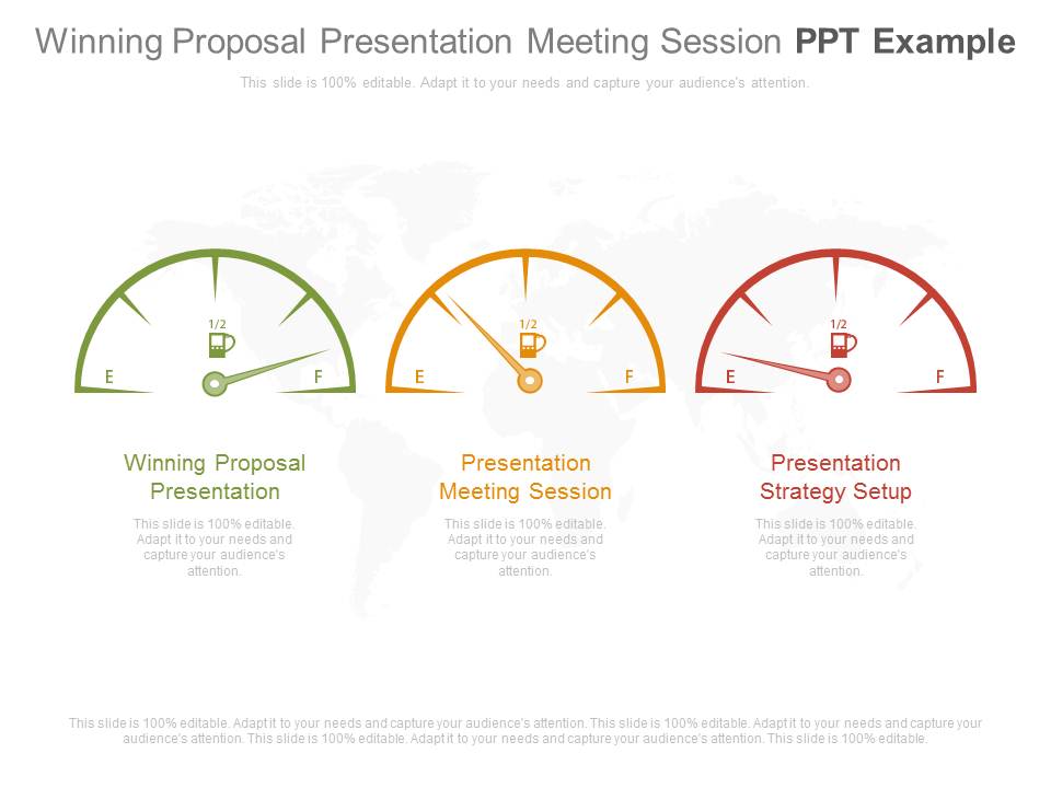 Winning Proposal Presentation Meeting Session Ppt Example