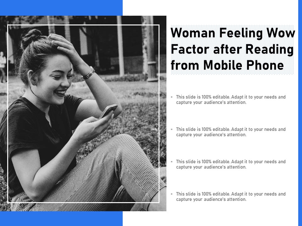 Woman Feeling Wow Factor After Reading From Mobile Phone Ppt PowerPoint Presentation File Guidelines PDF