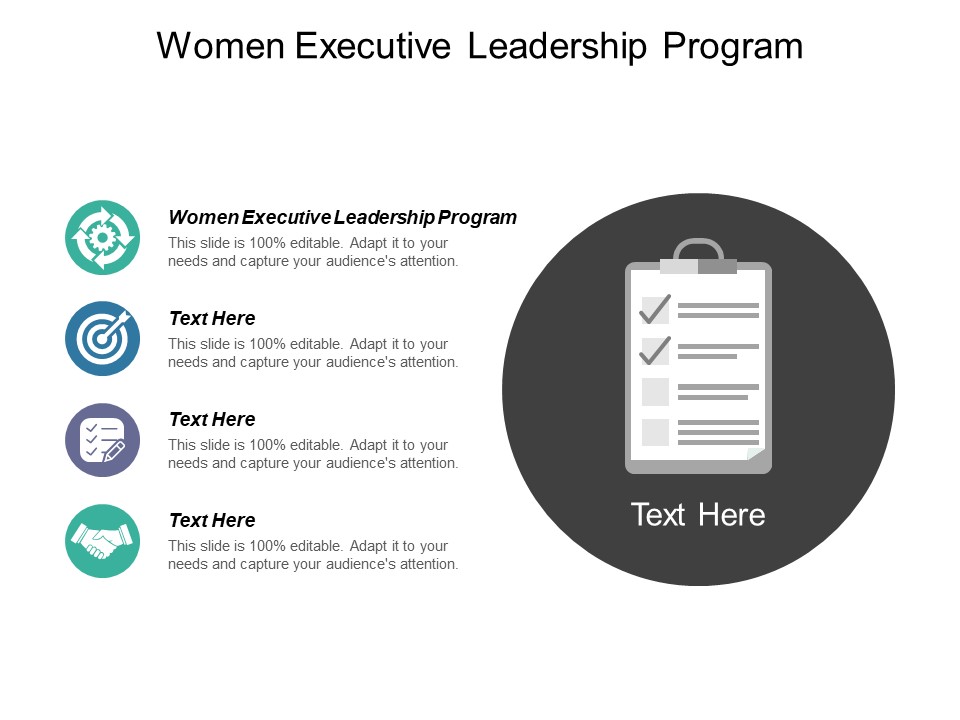 Women Executive Leadership Program Ppt PowerPoint Presentation Portfolio Infographics