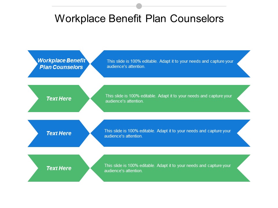 Workplace Benefit Plan Counsellors Ppt PowerPoint Presentation Icon Rules Cpb