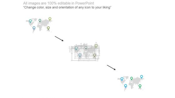 World Map For Global Business Report Powerpoint Slides