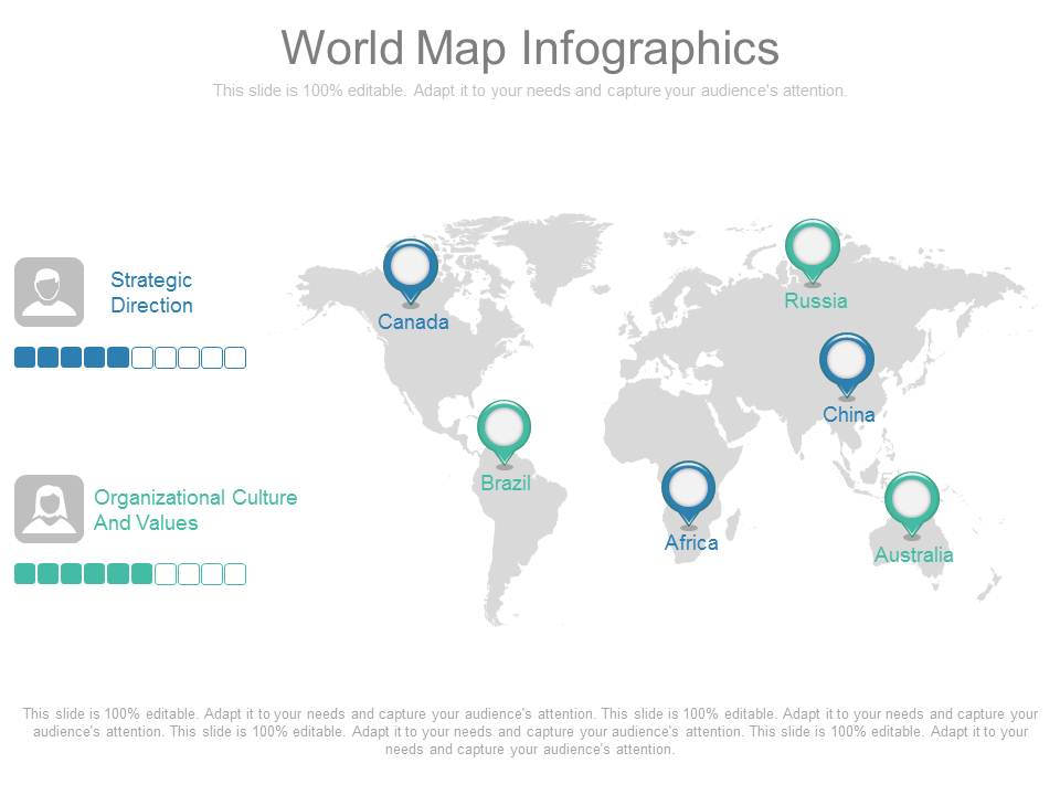 World Map Infographics Sample