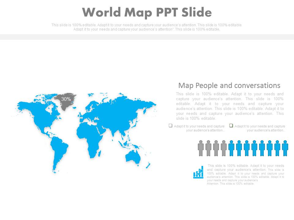 World Map Ppt Slide