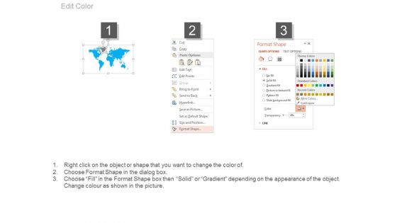 World Map Ppt Slide