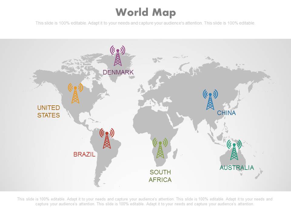 World Map Ppt Slides