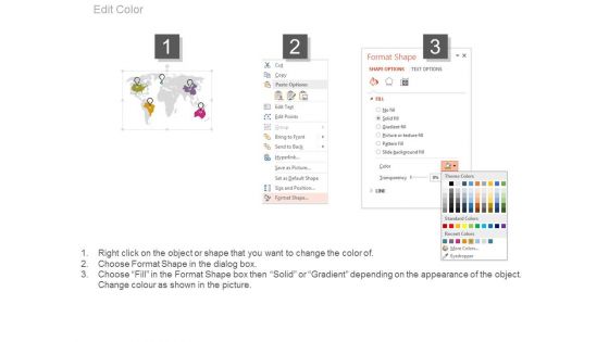 World Map Showing Per Capita Of Countries Powerpoint Slides